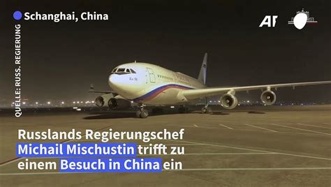 Russlands Ministerpräsident Mischustin zu Besuch in China video