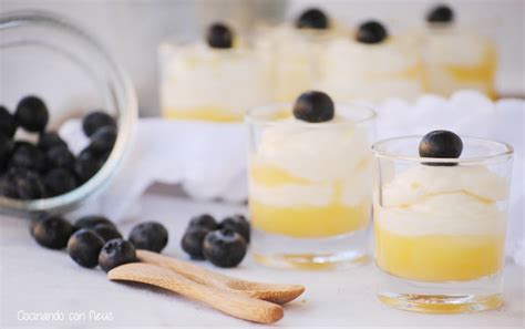 Mini Vasitos De Lemon Curd Con Crema De Yogur Y Mascarpone Cocinando