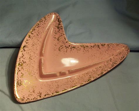 S Shawnee Pottery Small Boomerang Ashtray Shawnee Pottery