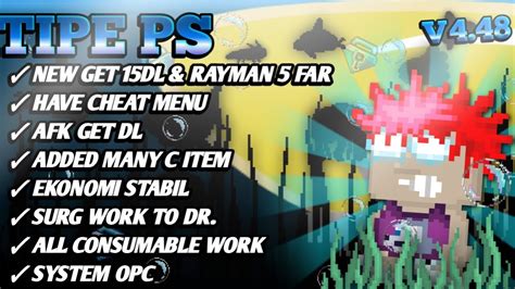 FREE ROLE MODS TIPE PS GTPS TERBARU NEW GROWTOPIA PRIVATE SERVER