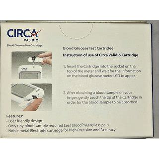 Buy Circa Validio Blood Glucose Strips Pack Online From