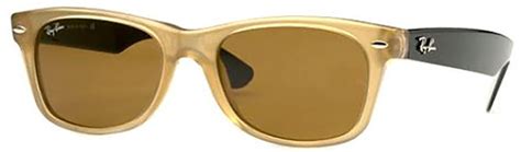 Ray Ban New Wayfarer Sunglasses Honey Crystal Brown