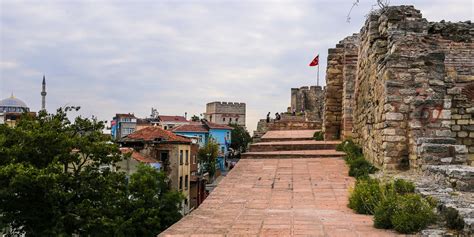 Istanbul City Walls Self Guided Walking Tour Detailed Map