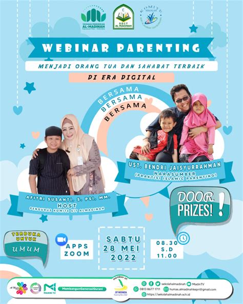 Undangan Webinar Parenting Menjadi Sahabat Terbaik Anak Menjadi