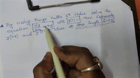 Numerical Methods Runge KUTTA Method YouTube