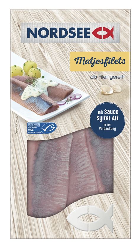 Nordsee Matjesfilets Mit Sauce Sylter Art