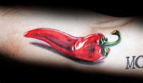 70 Pepper Tattoo Ideas For Men Spicy Designs