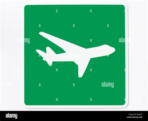 Airport Road Sign Stock Photo - Alamy