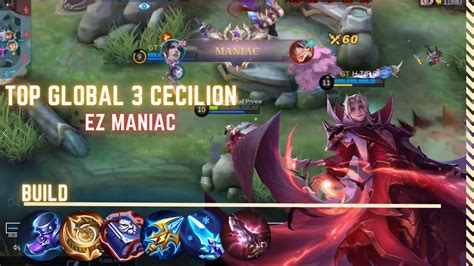 Cecilion Gameplay Top Global 3 Best Build Cecilion Mobile Legends