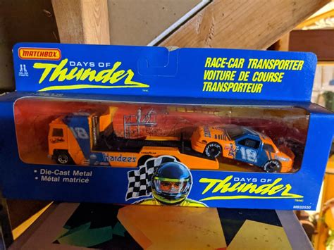 Rare Vintage Matchbox Days Of Thunder Nascar Hardees Tom Cruise Hauler