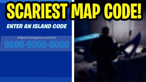 SCARIEST HORROR MAP In Fortnite Creative Scary Map Codes Creative 2 0