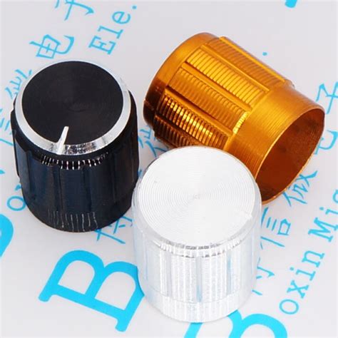 200pcs Aluminum Alloy Knob Cap 15 17 Potentiometer Knob 15 17