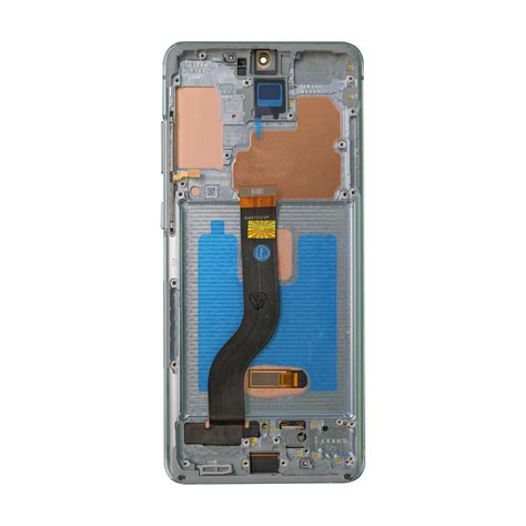 Oled Frame Assembly For Samsung Galaxy S Cloud Blue Aftermarket