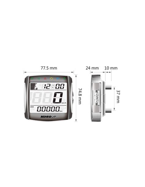 Compteur Digital Koso Xr S Mutlifonctions Universel