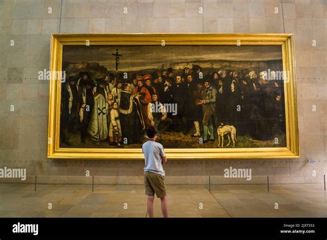 A Burial At Ornans 184950 painting by Gustave Courbet Musée d Orsay