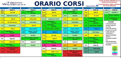 Orari Palestra Tiberio Wellness A S D Tiberio Wellness