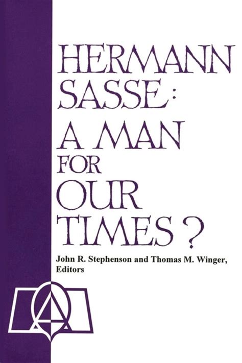 알라딘 Hermann Sasse A Man For Our Times Paperback