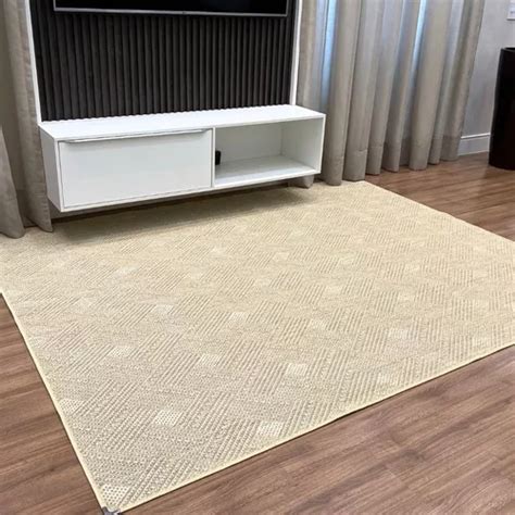 Tapete Sala Grande Antiderrapante 200x400 Sisal Lancer Parcelamento