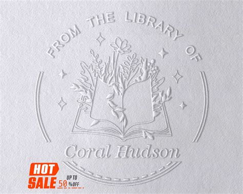 Book Embosser Personalized From The Library Of Embosser Stamp Library