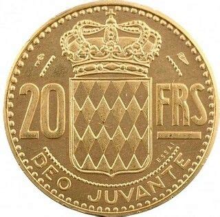 Francs Rainier Iii Piedfort Essai Monaco Numista