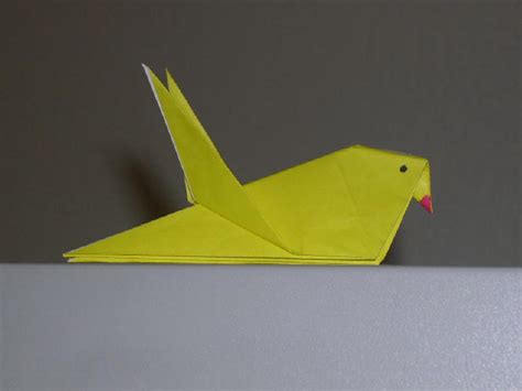 Origami Robin Folding Instructions How To Make An Origami Robin