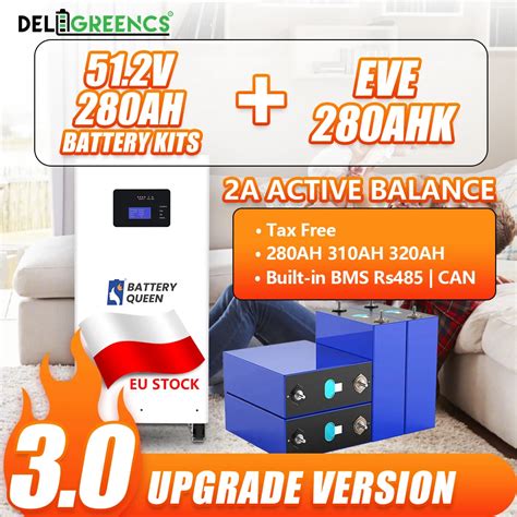 3 0 Seplos Mason 280 DIY Kit 15Kwh LifePO4 Battery Vertical Battery