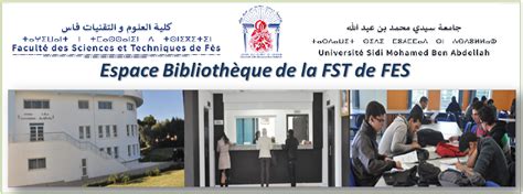 Bibliothèque Numérique De La Faculté Des Sciences Et Techniques De Fes