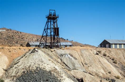 Abandoned Mine In The Nevada Desert Stock Image Image Of Landmark