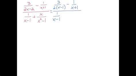 Simplifying Complex Rational Expressions Youtube