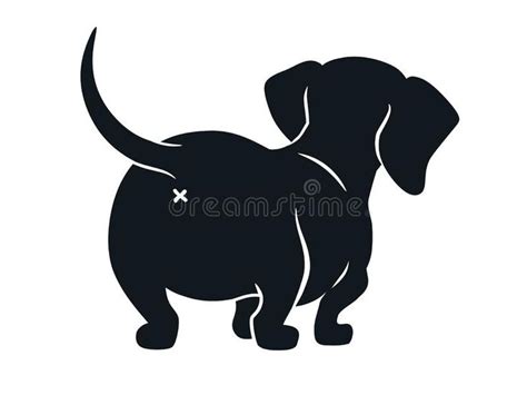 Pin on Dachshund silhouette