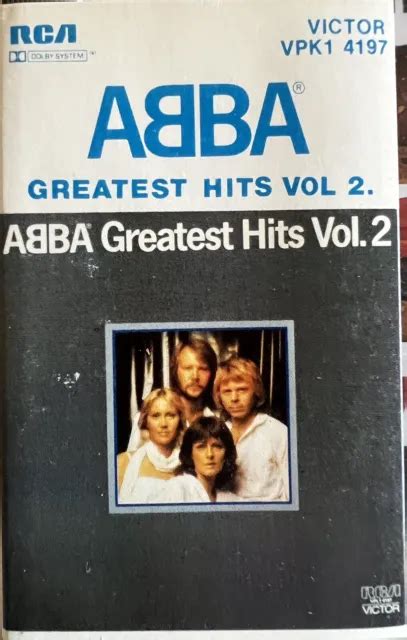 Abba Abba Greatest Hits Vol Rare Aussie Cassette Tested Plays