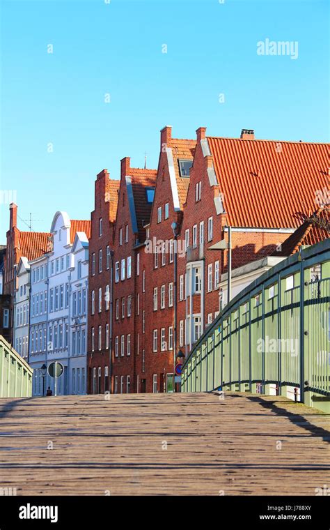 Lubeck Old Town Schleswig Holstein Germany Stock Photo Alamy