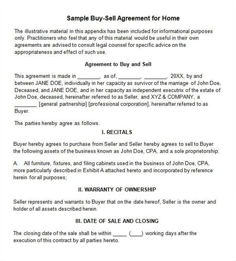 Buy Sell Agreement Template The Real Reason Behind Buy Sell Agreement