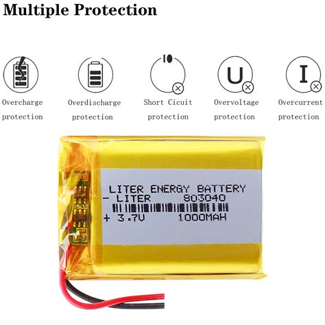 Lipo 3 7v 1000mah แบตเตอร803040สำหรบ Lgip 580a 3 7v Rc เฮลคอปเตอร