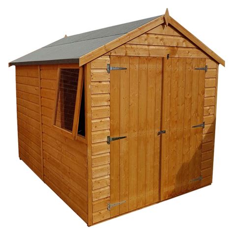 Shire 8 X 6ft Double Door Warwick Garden Shed Wilko