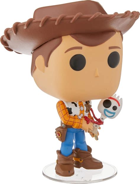 Funko Disney Pixar Toy Story 4 Sheriff Woody Holding Forky Vinyl