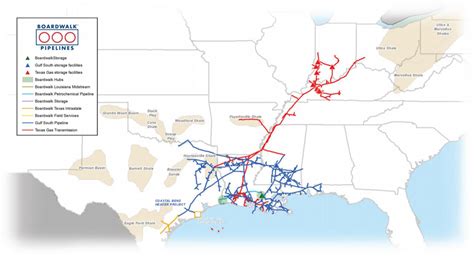 Boardwalk Pipelines Our Business System Map