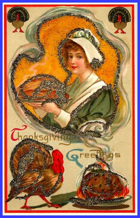 Vintage Thanksgiving Day Postcard Collection Thanksgivin Flickr