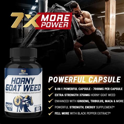 Horny Goat Weed Capsules Capsules Mg Herbal Equivalent