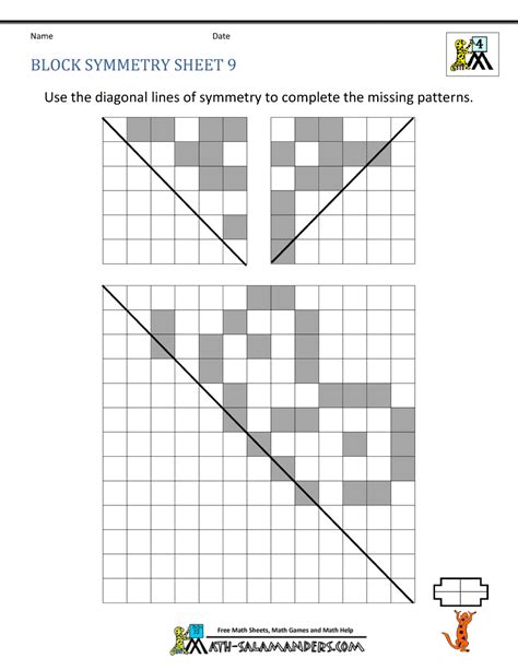 Symmetry Worksheet