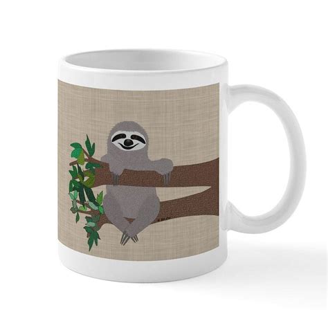 Cafepress Sloth 11 Oz Ceramic Mugs 11 Oz Ceramic Mug Novelty