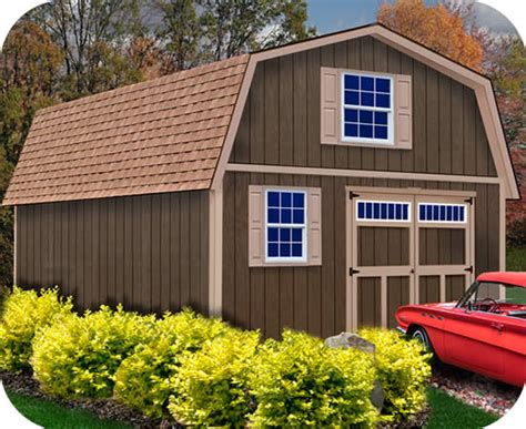 Best Barns Virginia 16x24 Wood Storage Shed Kit