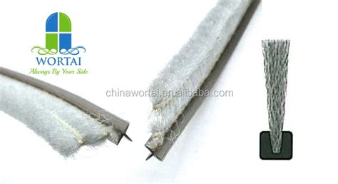 T Slot Kerf Seal Strip Woven Pile Brush Seal Wool Pile Weather Strip