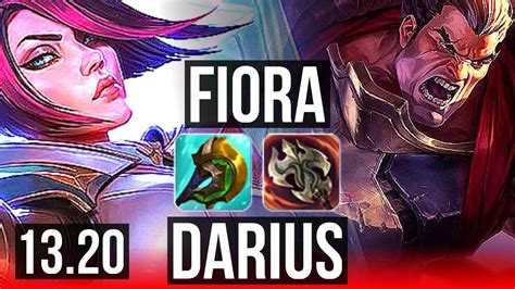 Fiora Vs Darius Top Winrate Dominating Br Master