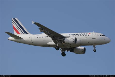 Aircraft Photo Of F GRHH Airbus A319 111 Air France AirHistory