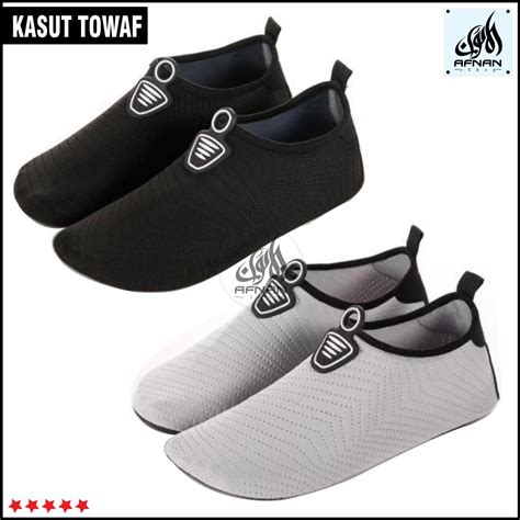 Anti Slip Kasut Tawaf Unisex Umrah Haji Tapak Getah Shoes Muslimah