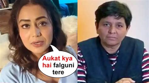 Neha Kakkar Break Silence After Falguni Pathak Insult Her Youtube