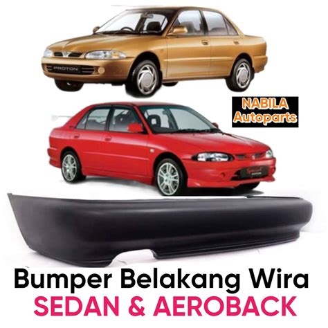 Proton Wira Sedan Aeroback Rear Bumper Shopee Malaysia