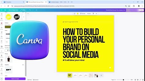 How To Create Canva Brand Kit Youtube