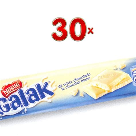 Nestle Galak chocolat blanc 30 x 43g Packung weiße Schokolade